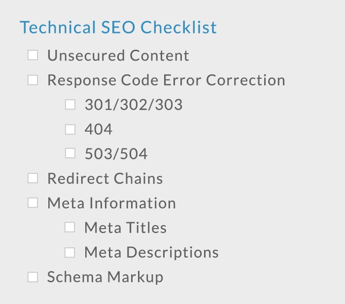 Technical SEO Audit Checklist for new and Existing Websites